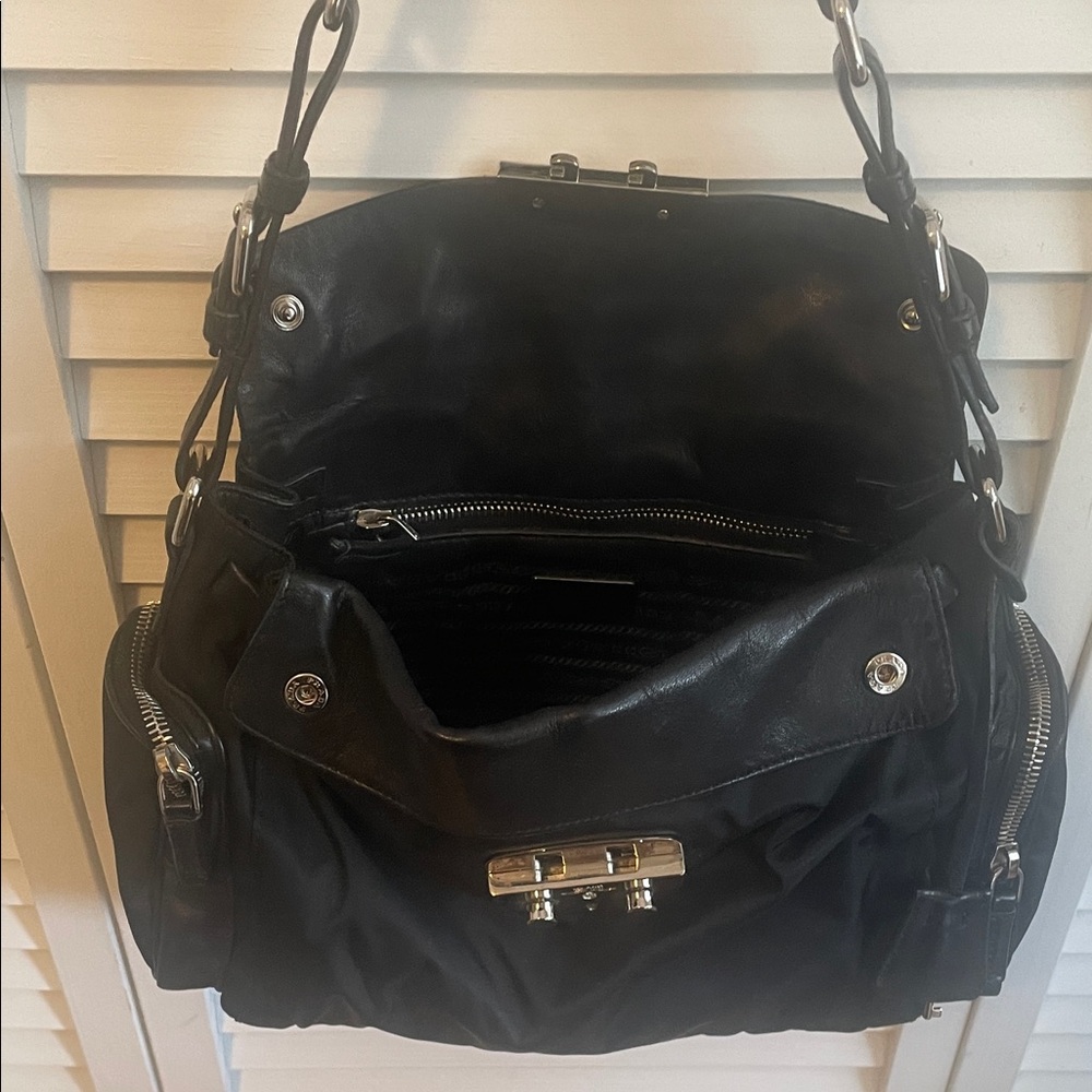Prada Tessito Authentic shoulder bag Black - Picture 6 of 7